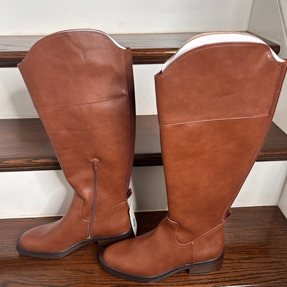 A New Day Women’s Sienna Tall Riding Boots, Brown, size 9 1/2, NWT - Picture 4 of 16